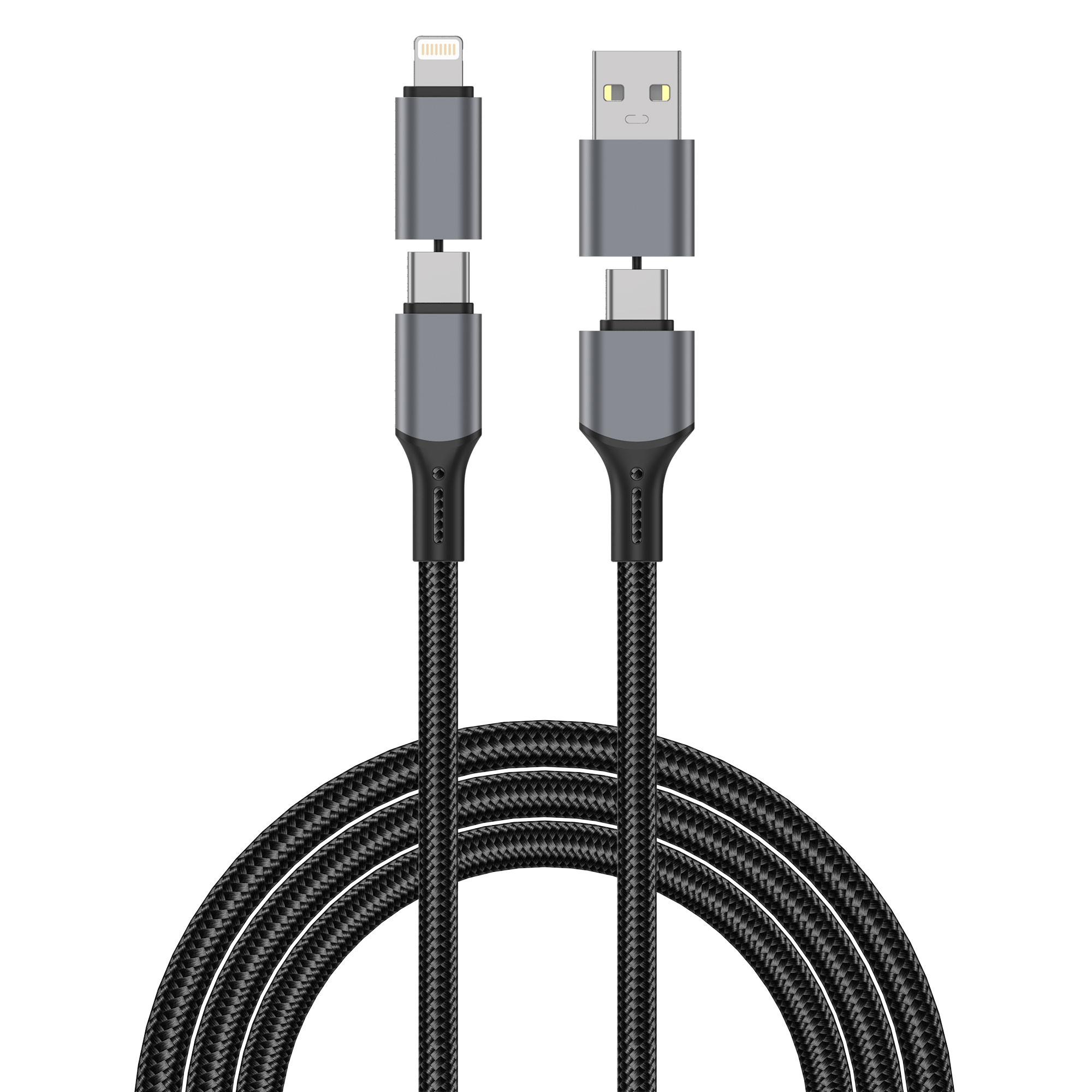 WiWU 240W Raptor Pro A+C to C+L CABLE 1.2M